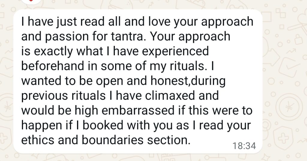 Testimonials from people who would like to experience Authentic Tantra Massage by May Gonzalez