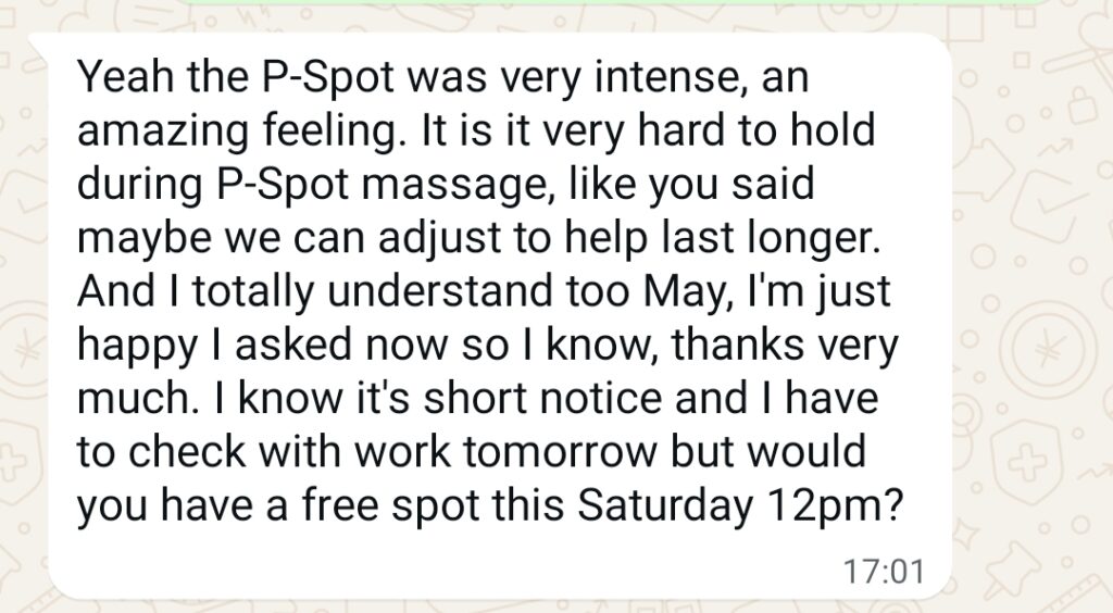 Testimonials from people who would like to experience Authentic Tantra Massage by May Gonzalez