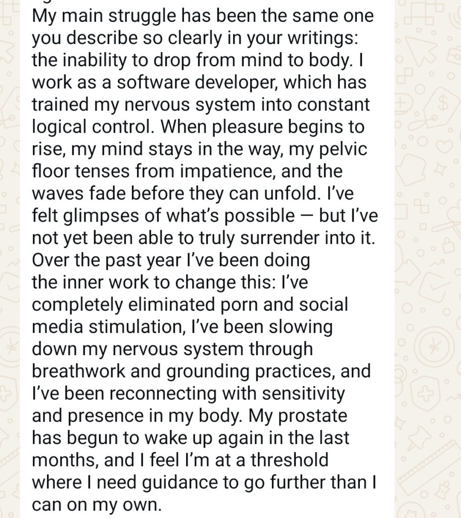 Testimonials from people who would like to experience Authentic Tantra Massage by May Gonzalez