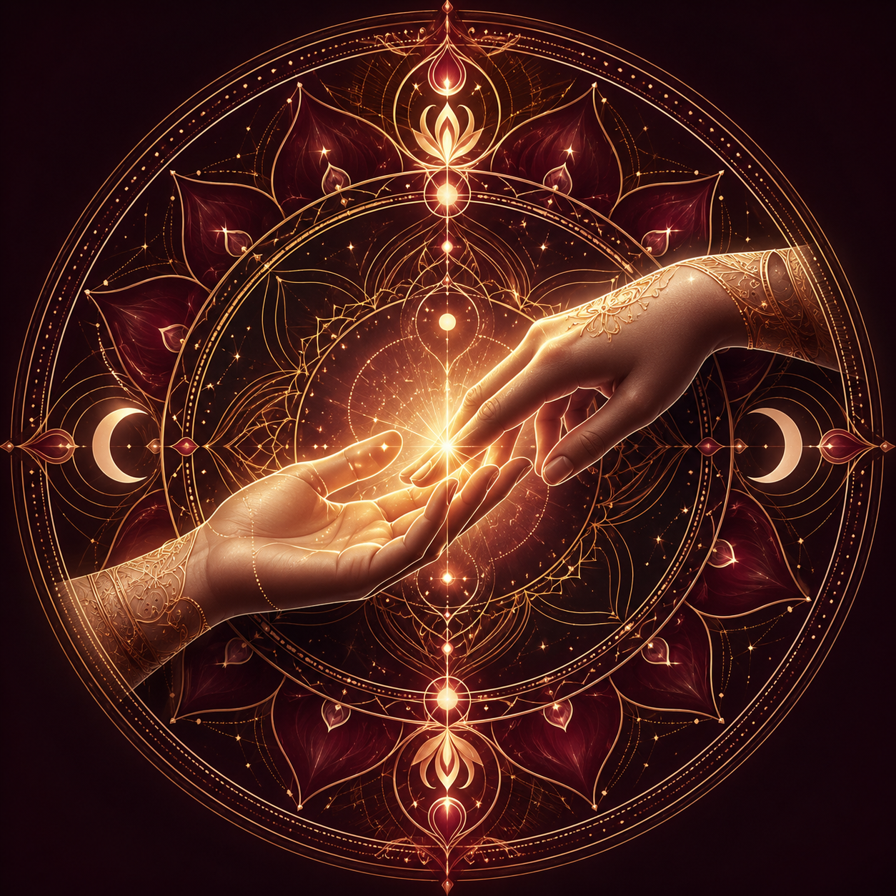 Sacred conscious touch and connection