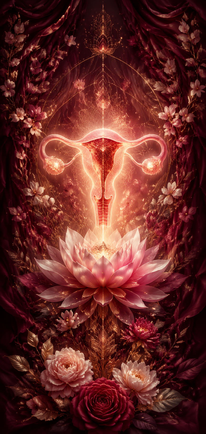 Sacred feminine womb symbolism for the Harṣa women's circle
